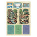 Spellbinders - Flea Market Finds Collection - Sticker Pad - Butler's Variety