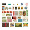 Spellbinders - Flea Market Finds Collection - Printed Die Cuts - Coat Check Miscellany