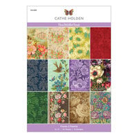 Spellbinders - Flea Market Finds Collection - 6 x 9 Paper Pad - Florals Palette 2