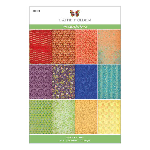 Spellbinders - Flea Market Finds Collection - 6 x 9 Paper Pad - Petite Patterns