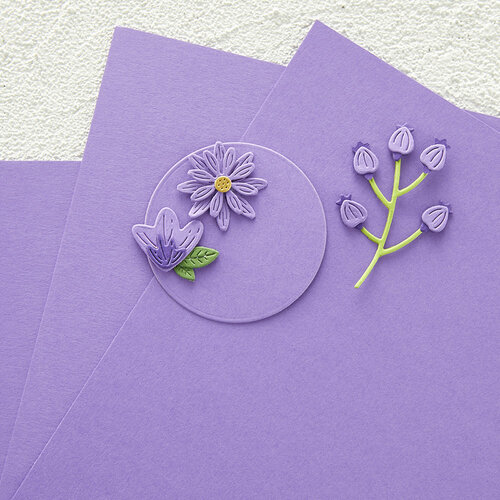 Spellbinders - Essentials Cardstock Collection - 8.5 x 11 - Lilac Blossom - 10 Pack