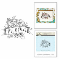 Spellbinders - 3D Shading Cling Stamps - Mr and Mrs