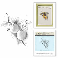 Spellbinders - 3D Shading Cling Stamps - You're Sweet Citrus