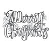 Spellbinders - Tammy Tutterow Collection - Christmas - Clear Acrylic Stamps - Merry Christmas