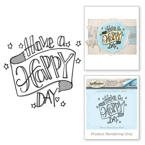 Hero Arts - 3D Shading Stamps - Happy Day