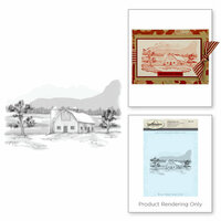 Spellbinders - 3D Shading Cling Stamps - Farmland