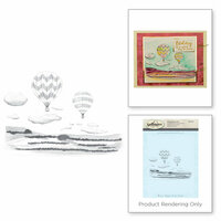 Spellbinders - 3D Shading Cling Stamps - Hot Air