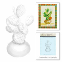 Spellbinders - 3D Shading Cling Stamps - Prickly Pear