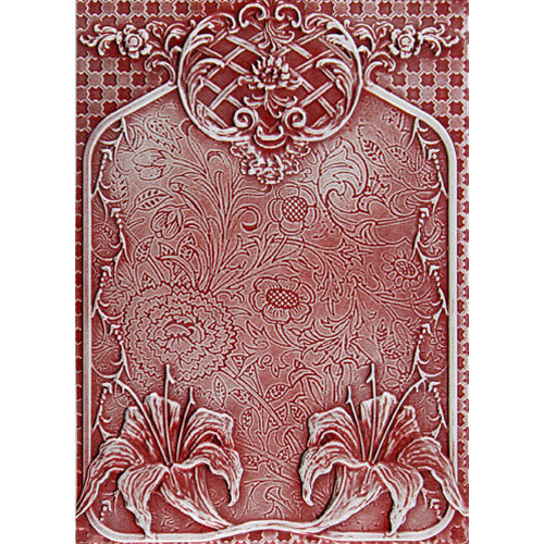 Spellbinders - M-Bossabilities Collection - Embossing Folders - 3 Dimensional - Tiger Lilies
