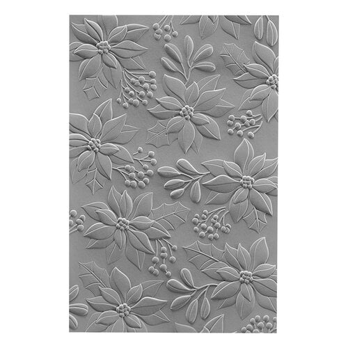 Spellbinders - 3D Embossing Folder - Scenic Poinsettias