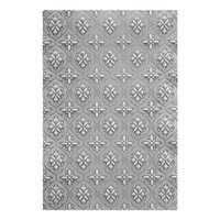 Spellbinders - Floral Reflection Collection - 3D Embossing Folder - Tile Reflection