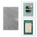 Spellbinders - 3D Embossing Folder - Notched Corner Poinsettia