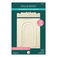 Spellbinders - Through The Arbor Garden Collection - 3D Cut and Emboss Folder - Arbor and Ivy