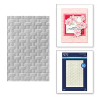 Spellbinders - Simon Hurley - 3D Embossing Folder - Woven