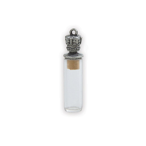 Spellbinders - A Gilded Life Collection - Pendant - Royal Treasures Vial - Silver