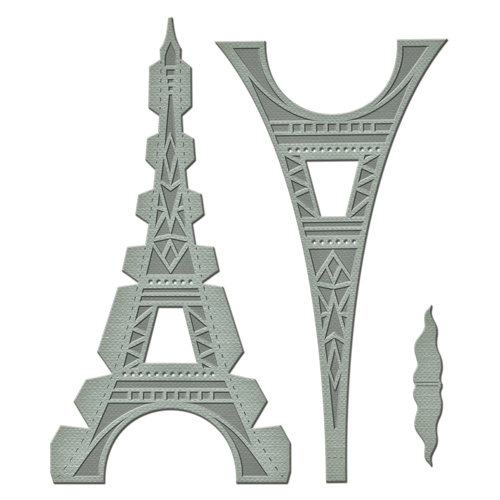 Spellbinders - A Gilded Life Collection - Bezel Dies - Le Tour Eiffel