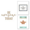 Spellbinders - Glimmer Hot Foil - Glimmer Plate - Be Awesome Today