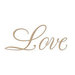 Spellbinders - Glimmer Hot Foil - Glimmer Plate - Copperplate Script Love