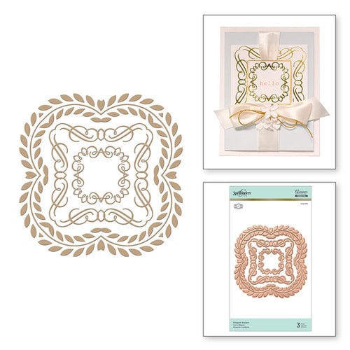 Spellbinders - Glimmer Hot Foil - Glimmer Plate - Elegant Square