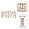 Spellbinders - Glimmer Hot Foil Collection - Glimmer Plate - Elegant Border