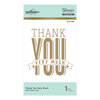 Spellbinders - Glimmer Hot Foil - Glimmer Plate - Thank You Very Much