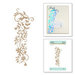 Spellbinders - Happy Collection - Glimmer Hot Foil - Glimmer Plate - Vine