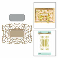 Spellbinders - The Gilded Age Collection - Glimmer Hot Foil - Glimmer Plate - Vines