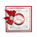 Spellbinders - Christmas - Glistening Holiday Glimmer Collection - Glimmer Hot Foil - Glimmer Plate - Merry Filigree Quatrefoil