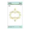 Spellbinders - Royal Flourish Collection - Glimmer Hot Foil - Glimmer Plate - Petite Looking Glass Frame