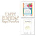 Spellbinders - Glimmer Hot Foil - Glimmer Plate - Birthday Hugs & Wishes