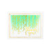 Spellbinders - Effortless Greetings Collection - Glimmer Hot Foil - Glimmer Plate - Framed Details