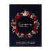 Spellbinders - Glimmer Hot Foil - Glimmer Plate and Dies - Christmas Foliage Circle Border