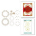 Spellbinders - Glimmer Hot Foil Collection - Christmas Cascade Collection - Glimmer Plate - Filigree Wreaths