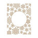 Spellbinders - Glimmer Hot Foil Collection - Plates - Snowflake Sparkle Background