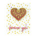 Spellbinders - Glimmer Hot Foil - Glimmer Plate - Scattered Hearts Background