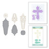 Spellbinders - Glimmer Hot Foil - Glimmer Plate and Dies - Gleaming Cross