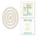 Spellbinders - Glimmer Hot Foil - Glimmer Plate - Essential Duo Lines Glimmer Ovals