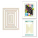 Spellbinders - Glimmer Hot Foil - Glimmer Plate - Essential Duo Lines Glimmer Rectangles