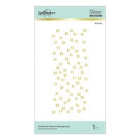 Spellbinders - Expressions of Spring Collection - Glimmer Hot Foil Collection - Glimmer Plate - Scattered Flowers Background