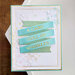 Spellbinders - Spring Into Glimmer Collection - Glimmer Hot Foil - Glimmer Plate and Dies - Sentiments Banner