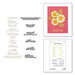 Spellbinders -Glimmer Hot Foil Collection - Plates and Dies - Sentiments For Everyday