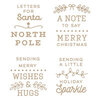 Spellbinders - Parcel and Post Collection - Glimmer Hot Foil - Glimmer Plates - Christmas Mailbox Greetings