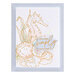 Spellbinders - Glimmer Hot Foil Collection - Plates and Dies - Seahorse Floral