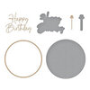Spellbinders - Its My Party Collection - Glimmer Hot Foil Plates and Dies - Giant Party Balloon
