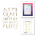 Spellbinders - Glimmer Cardfront Sentiments Collection - Glimmer Hot Foil Plates - Buy Me Craft Supplies