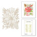 Spellbinders - Glimmer For The Holidays Collection - Glimmer Hot Foil Plates - Full Bloom Poinsettia