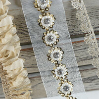 Spellbinders - A Gilded Life Collection - Antique Gold Trim