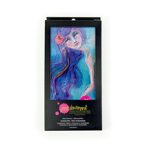 Spellbinders - Making Faces Collection - DramaStick - Pencil Crayon - Ocean Eyes