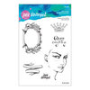 Spellbinders - Stamp Camp Collection - Clear Acrylic Stamps - Queen of Everything