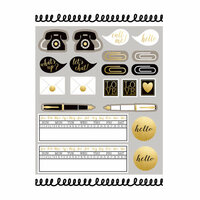 Spellbinders - Noteworthy Collection - Washi Tape Stickers - Note This